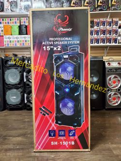 Pro Karaoke Bluetooth Party Speaker ❗️ Amazing Bass ❗️Nuevas en Caja 22000w🔥🔥🔥 15" Woofers