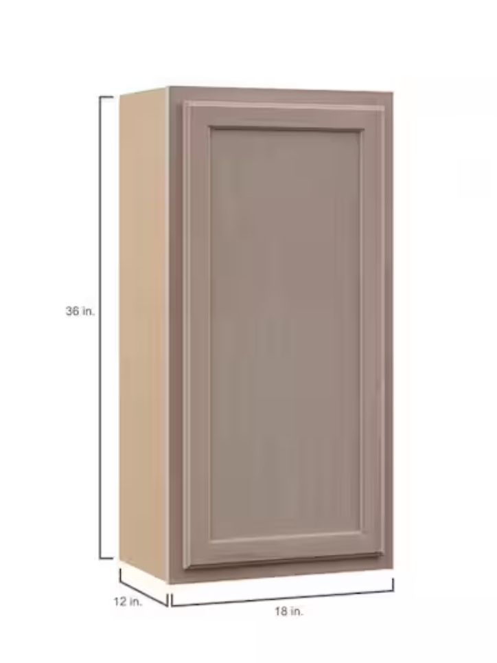 2x Hampton Bay Wall Cabinet β 18x12x36β (Unfinished) π¨ $45/piece