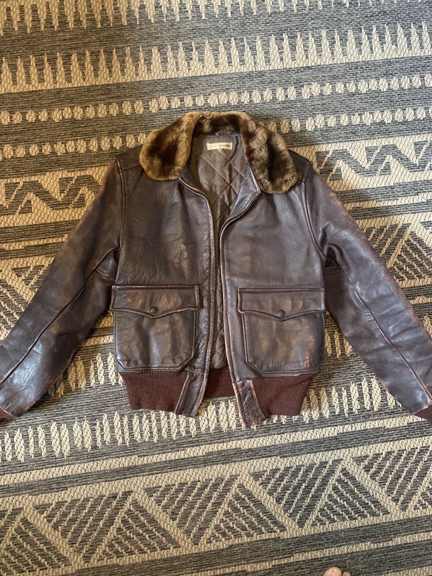 30s Horsehide Bomber Jacket