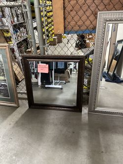 Framed mirror