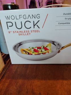 Stainless steel skillet