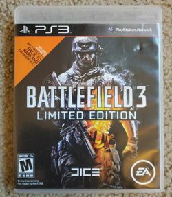 Battlefield 3 limited edition ps3