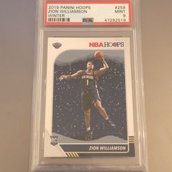 Zion Williamson Hoops Winter PSA9