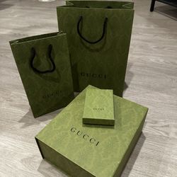 Gucci Box And Bag Set