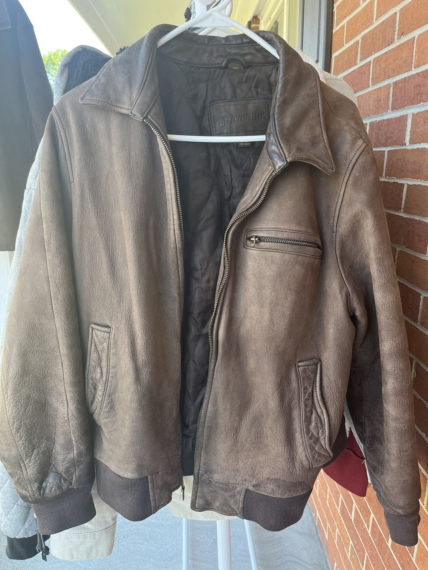 Genuine Leather St, John’s Bay Coat