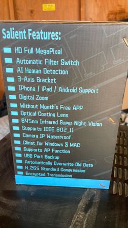 UHD AUDIO SURVEILLANCE CAMERA