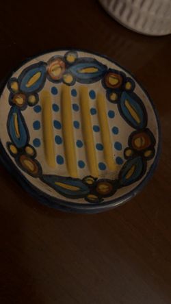 Hand-Painted Ceramic Decorative Plate