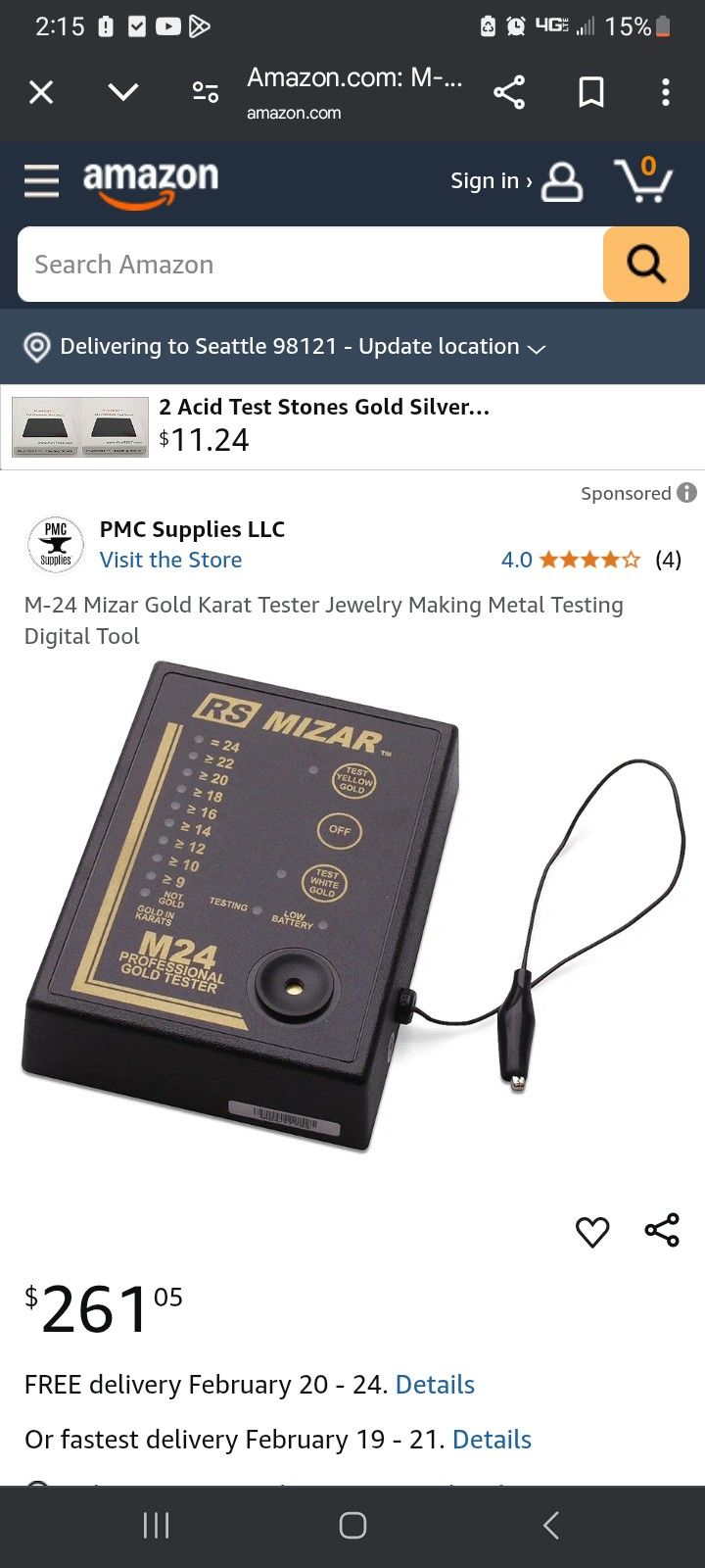 Gold Tester 
