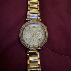 Michael Kors Women’s Watch PARKER, 39 mm case size, Chronograph movement, Stainless Steel strap