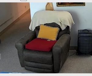 Electric recliner brown