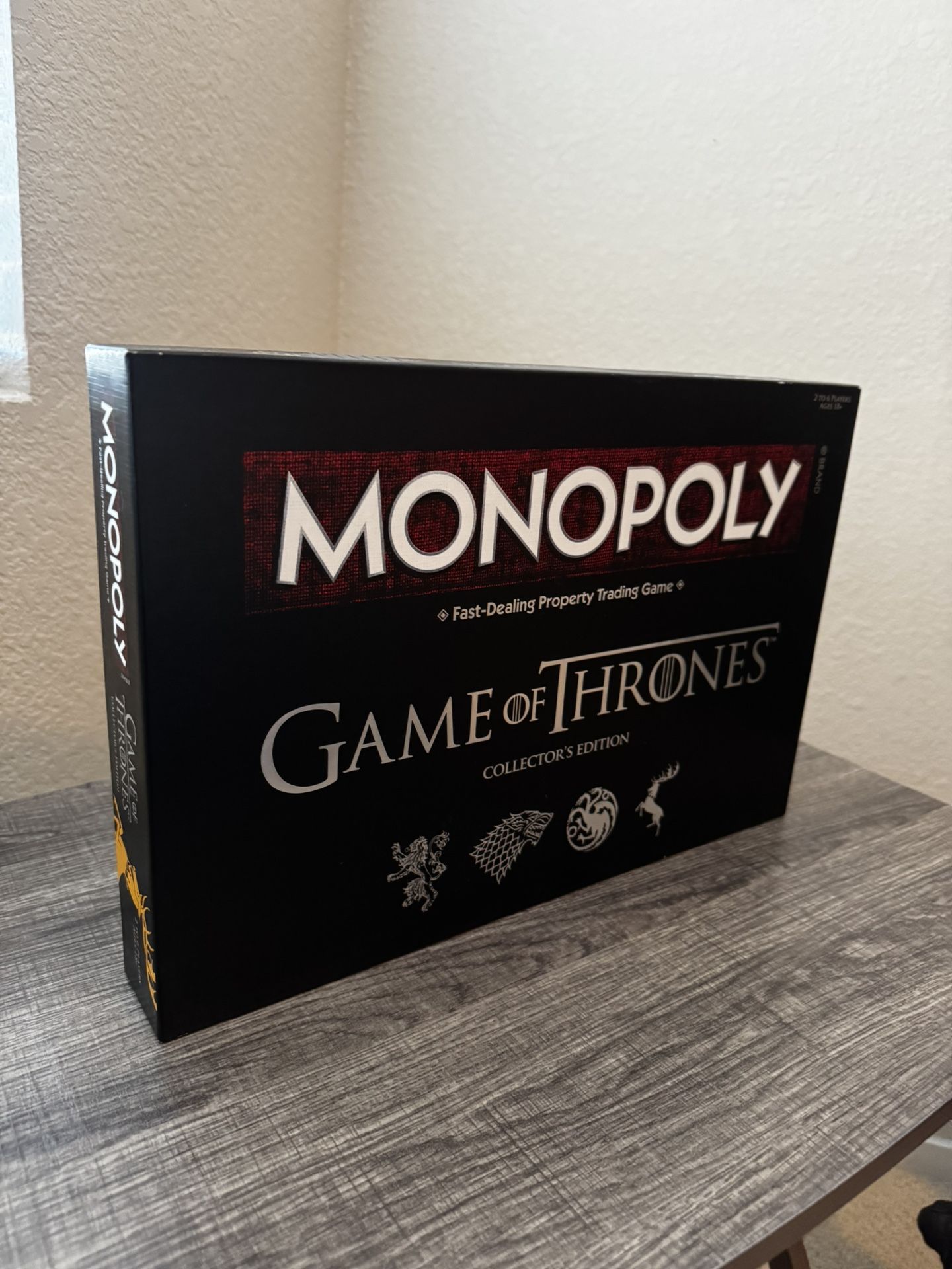Monopoly Game of Thrones Collector's Edition Board Game (Adults)