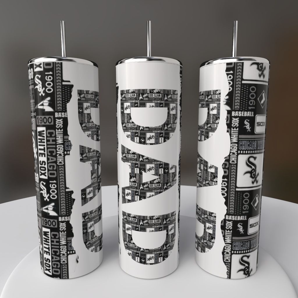 Chicago White Sox Baseball Dad Tumbler