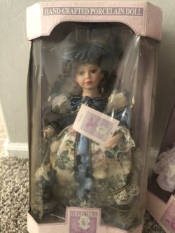 Porcelain doll Victoria. Collectible memories