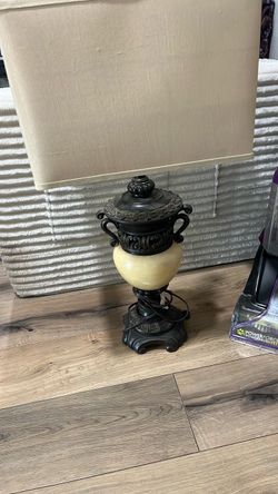 Ornate Table Lamp with Shade