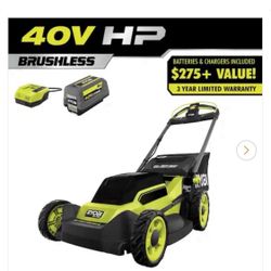 KYUBI 40V HP Brushless 20 in. Cordless Electric Battery Walk Behind Self-Propelled Lawn Mower with 6.0 Ah Battery and Charger