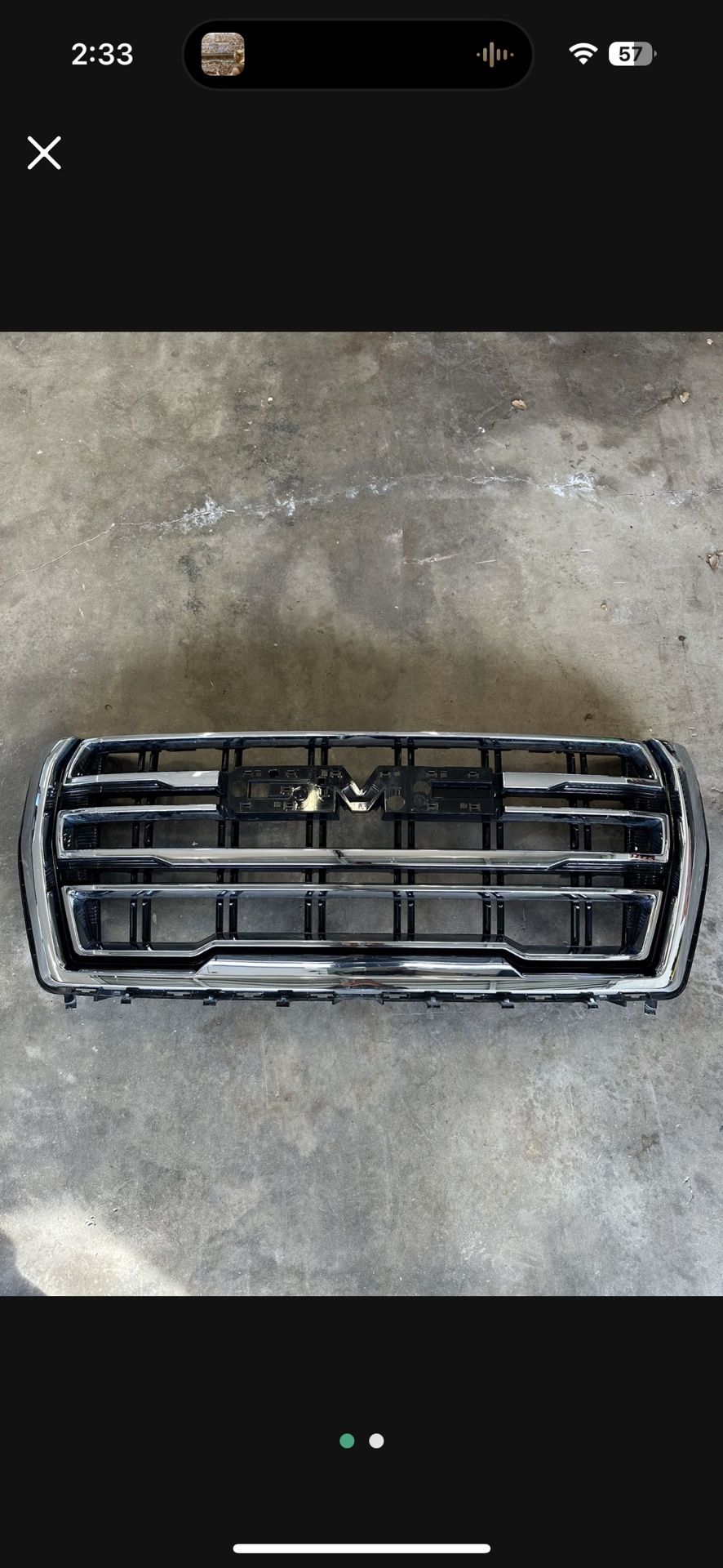 2022 GMC OEM Grille and Front Camera