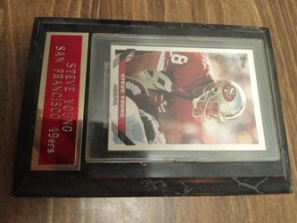 Steve Young San Francisco 49ers Card Plaque