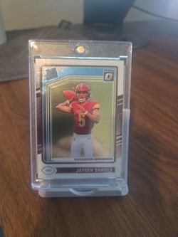 Jayden Daniels Donruss Optic Rated Rookie Card