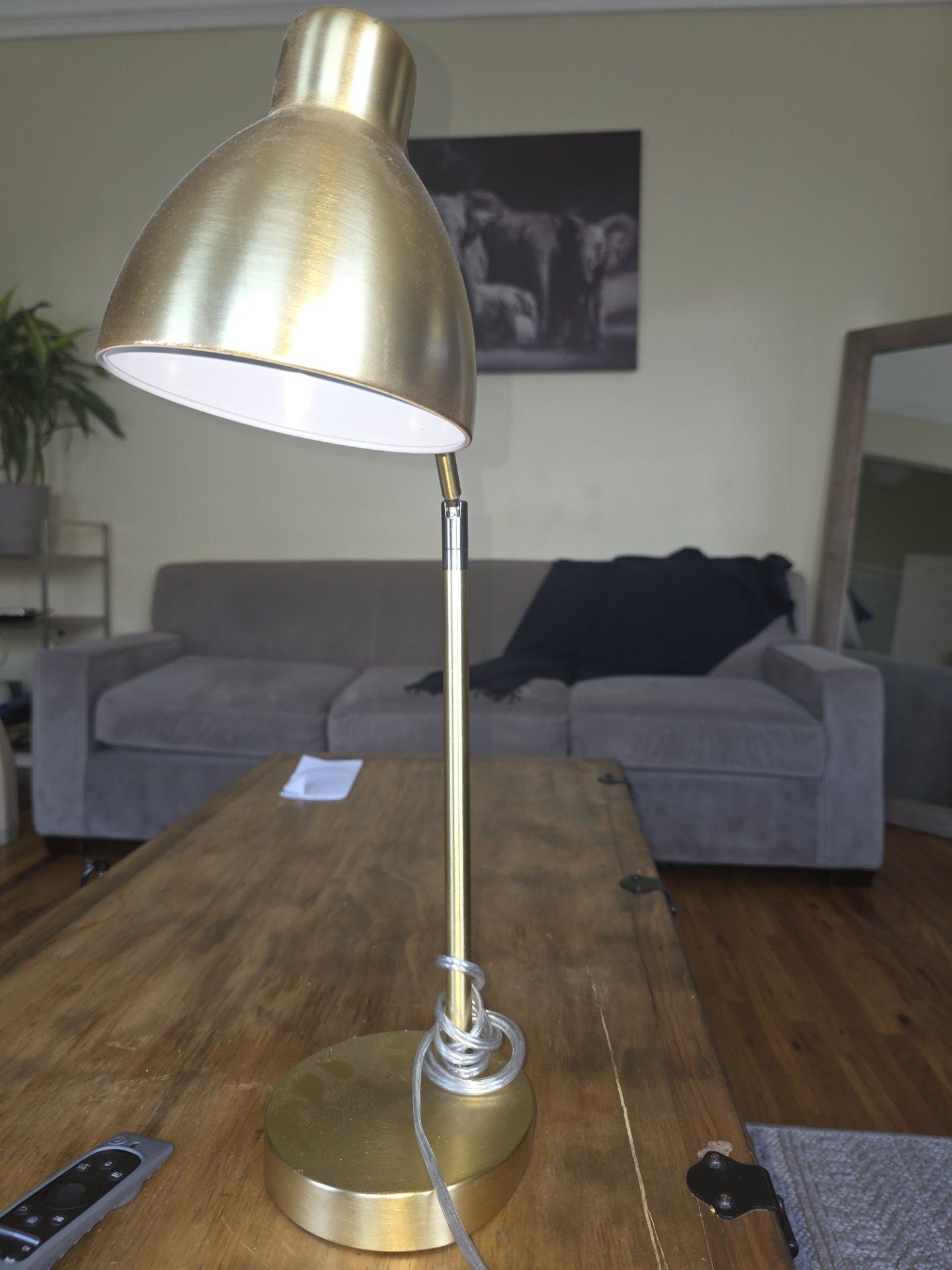 Modern gold lamp
