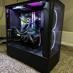 RTX 3070 Gaming PC • i9 • 32GB RGB • Liquid Cooled • NZXT H5 Elite • 850W Gold PSU