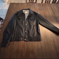 Men Levi’s Faux Leather jacket $60