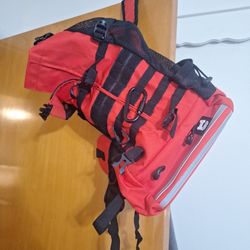 Collar And New Backpack Carrier. Opens In Th The Front So U Can See Your Furbaby . New 5 dollars Total Price For Both 