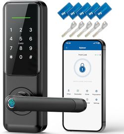 Brand new in box Smart Keypad Door Lock with Handle for Front Door 7 in 1 Keyless Entry with Fingerprint, Easy DIY Install, Remote & Voice Control, Au