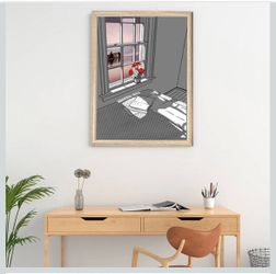 Art of Light and Shadow, LED Luminescent Picture, Decorative, Luminescent Photo Frame,