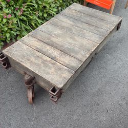Vintage Railroad Coffee Table