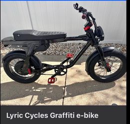 Like new only 10miles … one battery . Orig $3600