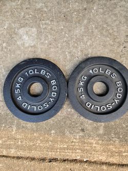 10lb Body Solid Olympic Weight Plates-