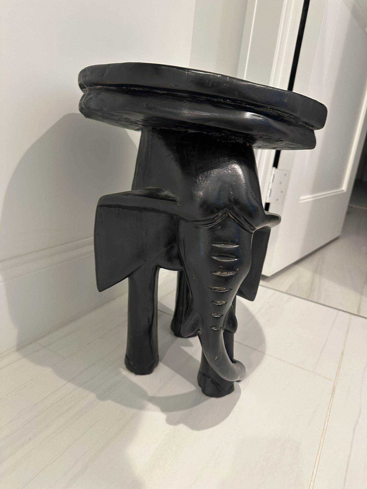 African mahogany elephant Table