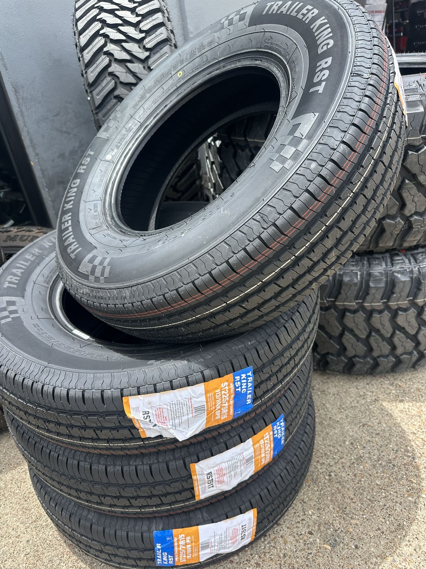 2057515 Trailer Tire Include Install Balance