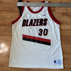 Vintage y2k Champion Portland Trail Blazers jersey size L #basketball #trailblazers