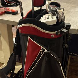 Nitro blaster golf bag and clubs