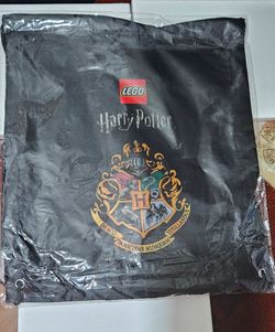 New Harry Potter Lego Drawstring Bag