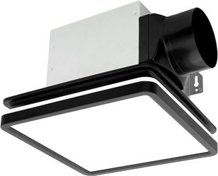Akicon Bathroom Exhaust Fan with Light, 80CFM 2.0 Sones Exhaust Fan for Bathroom
