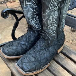 Authentic patchwork piraruco boots