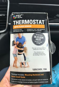 TEC In Floor Heating system thermostat