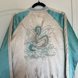 Spirited Away Haku Bomber Jacket L