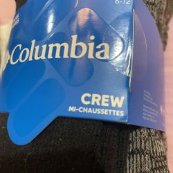 Brand New Pack Of 4 Pairs Columbia Crew Cotton Blend Shocks