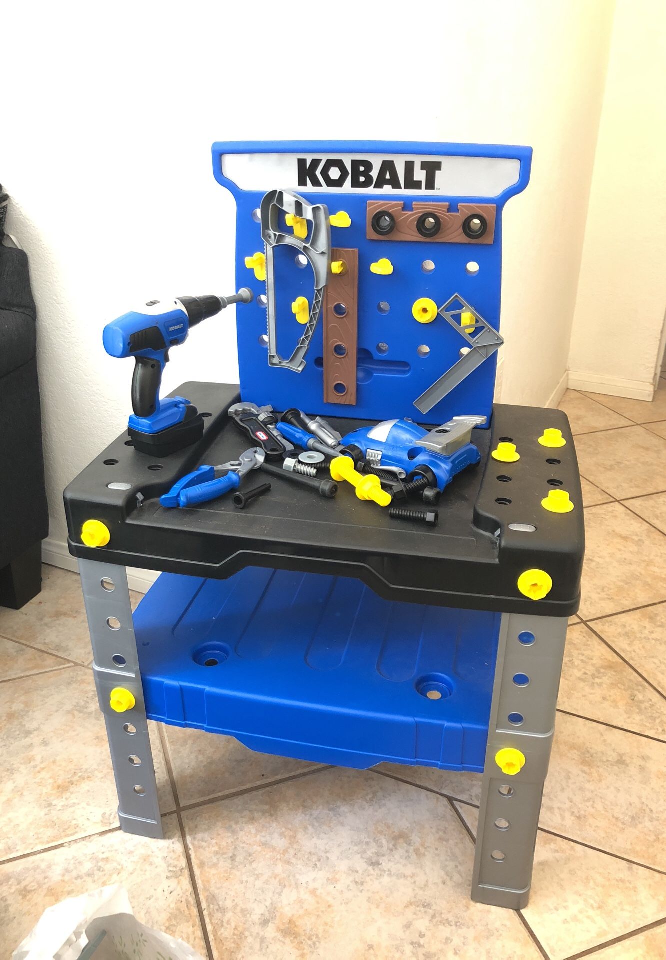 Kobalt Toy 54 pc Workbench and Tool Set