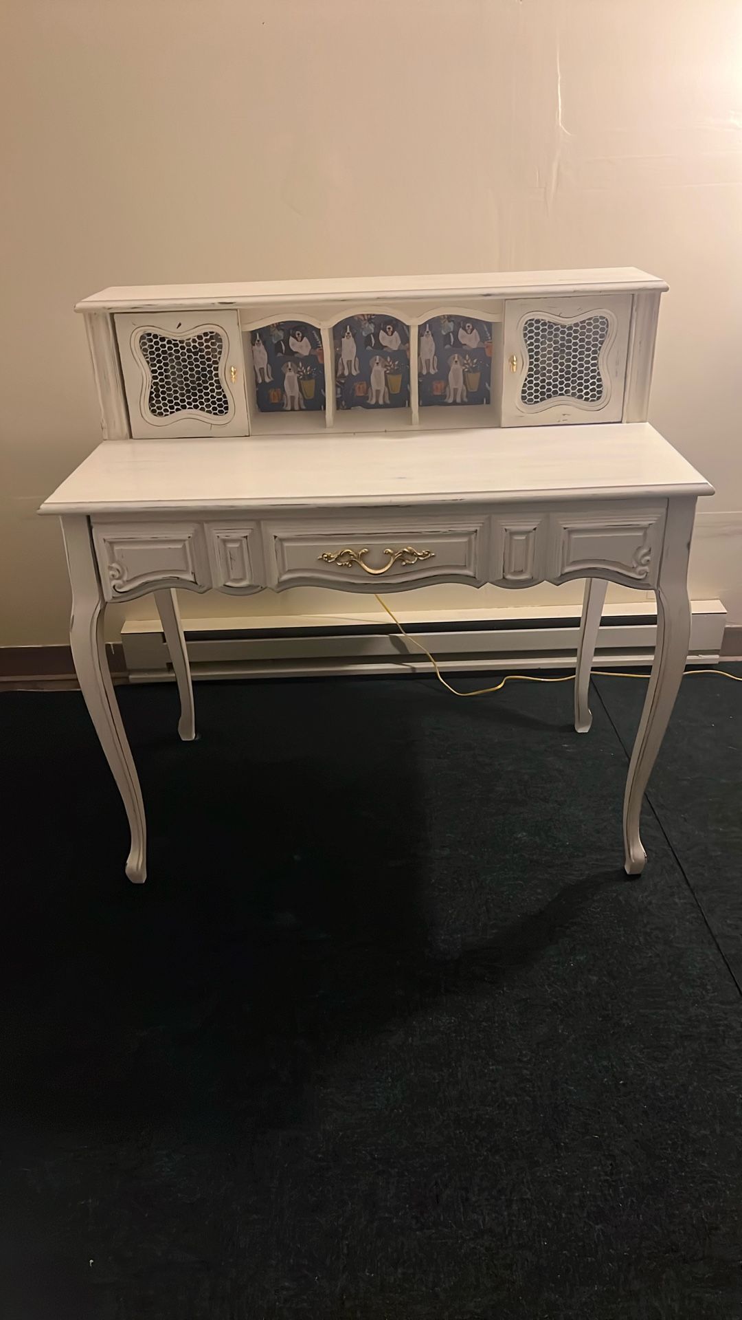 French Provincial Desk With Chair