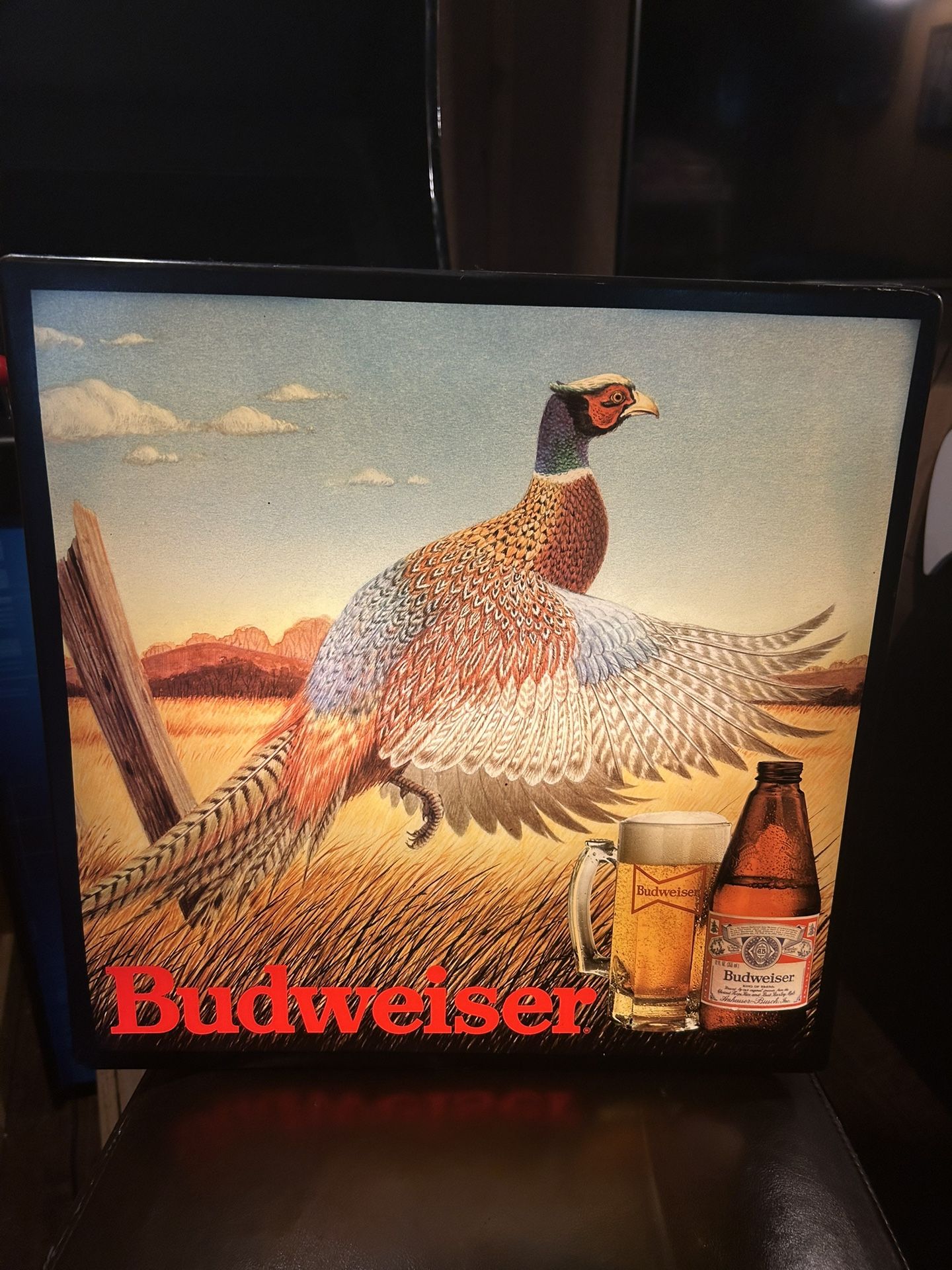 Budweiser Beer Sign