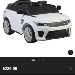 Slightly used kids white Range Rover SVR Needs to go now!!!