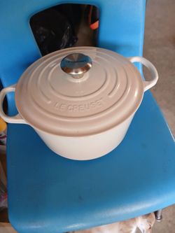 LE CREUSET  5.1/4 QT USED