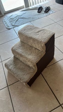 Puppy stairs - 15”H x 15” W - Used