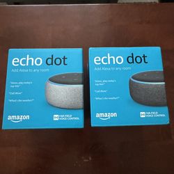 Amazon Echo Dots - NEW