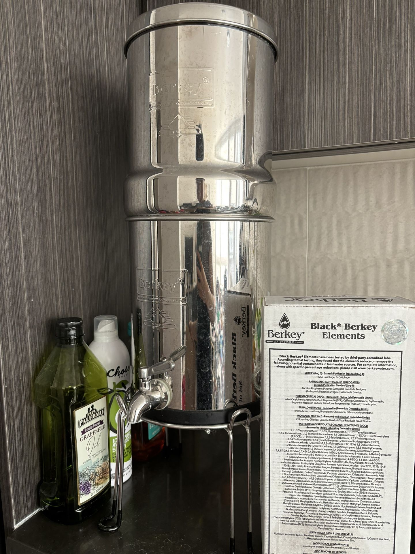 Travel Berkey and New Charcoal Filter 