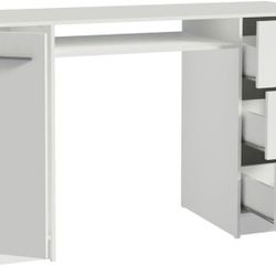 Modern Office Desk w/Storage Drawers